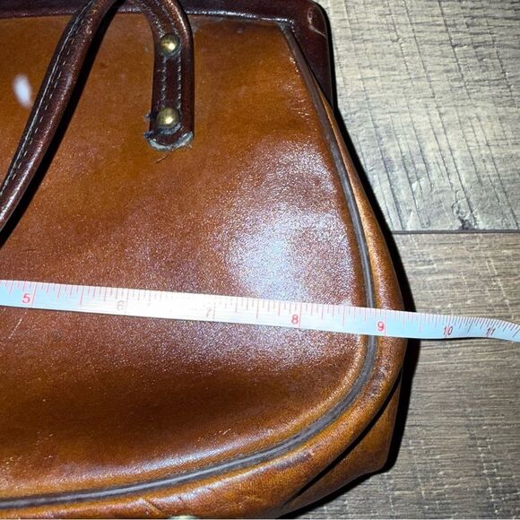 John Romain Brown Leather Purse - Picture 2 of 6